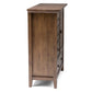 Redmond Solid Wood Rustic Natural Aged Brown Storage Cabinet Dresser Chest FFW258-712