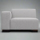 Simpli Home Pale Grey Rex Left Arm Module Section Sofa Chair FFE-803