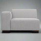 Simpli Home Pale Grey Rex 2 pc Love Seat & Ottoman FFE-771