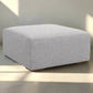 Simpli Home Pale Grey Rex 2 pc Love Seat & Ottoman FFE-771
