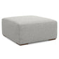 Simpli Home Pale Grey Rex 2 pc Love Seat & Ottoman FFE-771