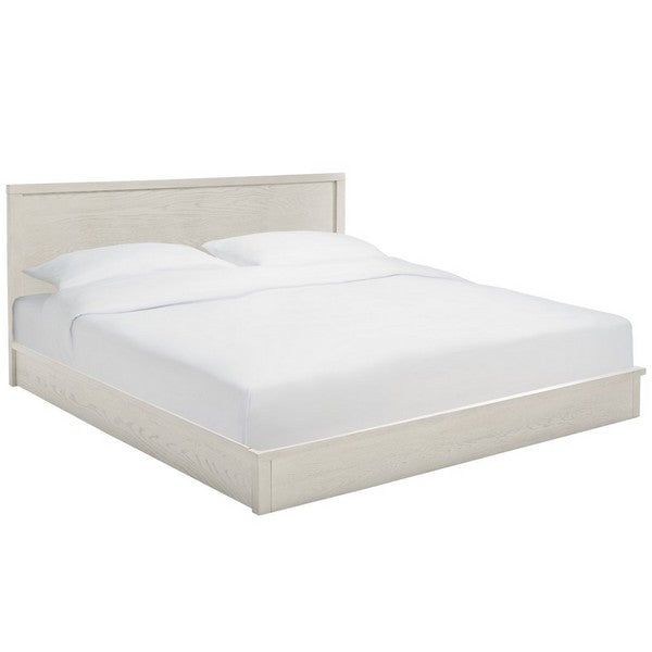 Safavieh Couture White Washed  Deirdra Wood Queen Bed FFE-1103