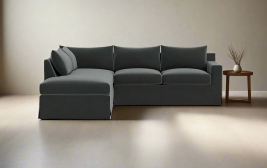 Sloan Slipcovered 3-Seat Bumper Sectional  FFE258-438