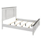 Laurel Foundry Modern Farmhouse Semaj Wood Bedroom Set w Shiplap Panel King Bed Dresser Mirror Two Nightstands FFE-735
