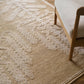 Shakha Hand Knotted Taupe/Ivory Jute Area Rug 10 x 14 Natural FFE-766