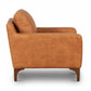 Poly and Bark Sorrento Chair + Ottoman - Cognac Tan FFW-1412