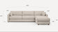 Burrow Span Sleeper Storage Sectional, Georgia Clay/Walnut FFW-814