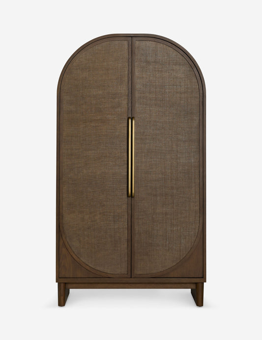 Lulu & Georgia Smoke Oak Brown Suzette Cabinet Armoire FFE-1080