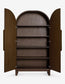 Lulu & Georgia Smoke Oak Brown Suzette Cabinet Armoire FFE-1080
