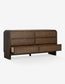 Lulu & Georgia Suzette Smoke Oak Wide 6 Drawer Dresser FFE-816