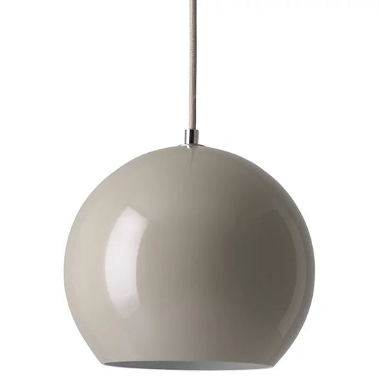 Topan Spherical Pendant Light - Grey Beige Standard Non-UL Cord FFW258-22