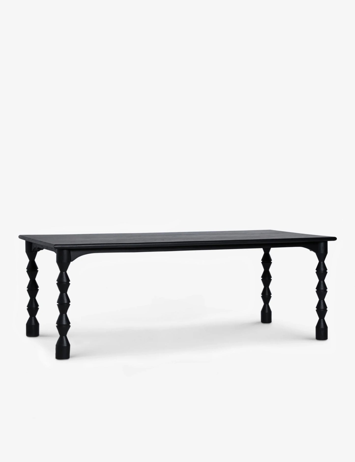 Lulu & Georgia Black Turned Legged Topia Dining Table FFE-1340