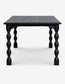 Lulu & Georgia Black Turned Legged Topia Dining Table FFE-1340