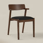 Hoft Home Set of 2 Zola Dining Chairs - Chestnut & Walnut FFW-1421