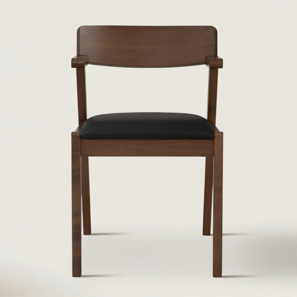 Hoft Home Set of 2 Zola Dining Chairs - Chestnut & Walnut FFW-1421