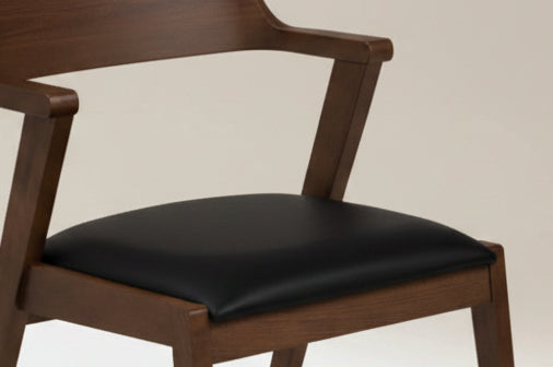 Hoft Home Set of 2 Zola Dining Chairs - Chestnut & Walnut FFW-1421