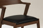 Hoft Home Set of 2 Zola Dining Chairs - Chestnut & Walnut FFW-1421