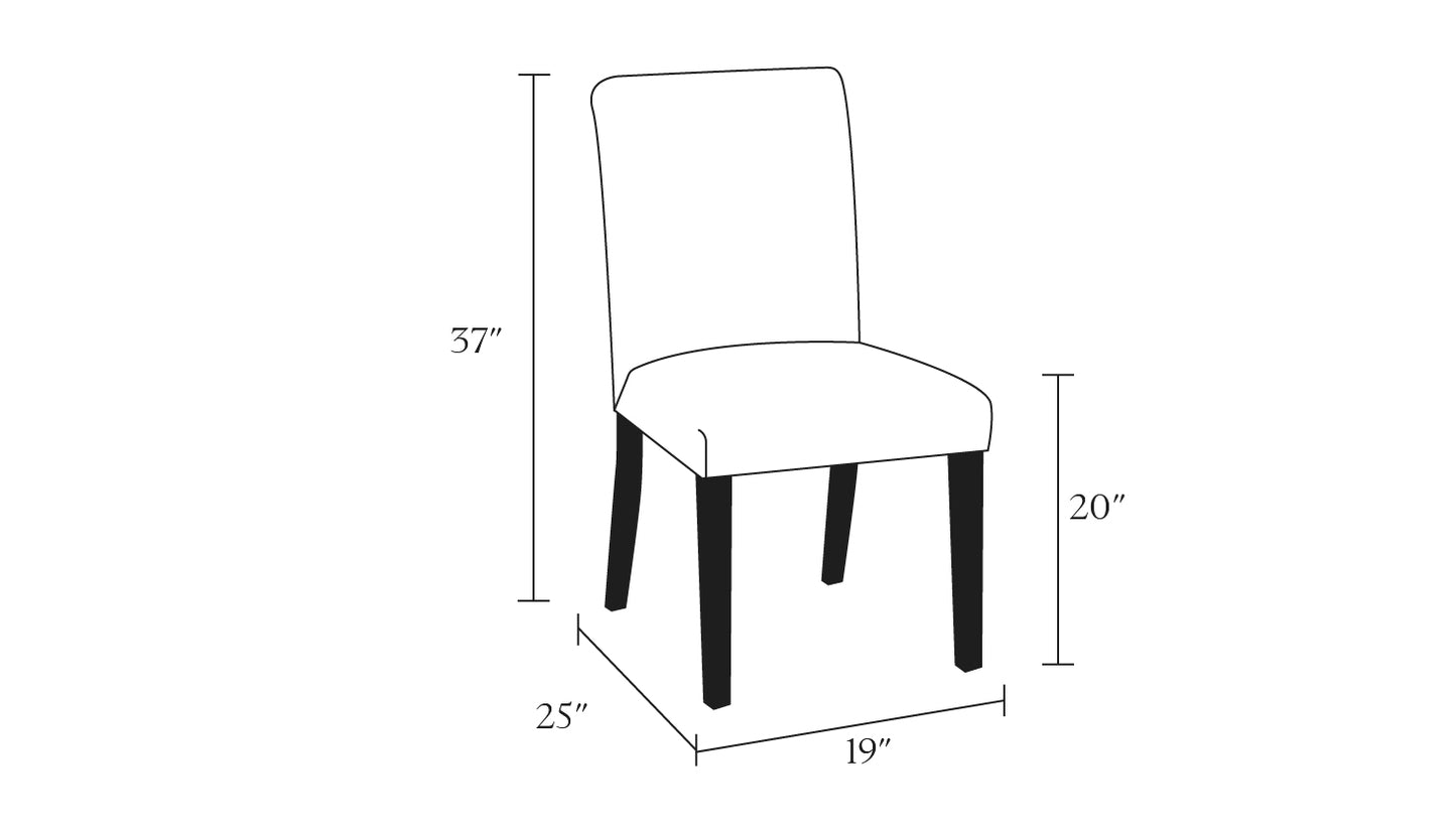 Classic Dining Chair Upholstered Rose Peacock Park Natural FFE258-4