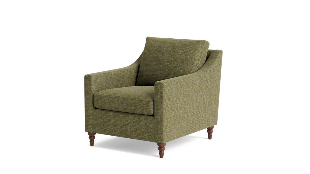 Benchmade Modern Vera Arden Olive Green Fabric Chair FFE-1572