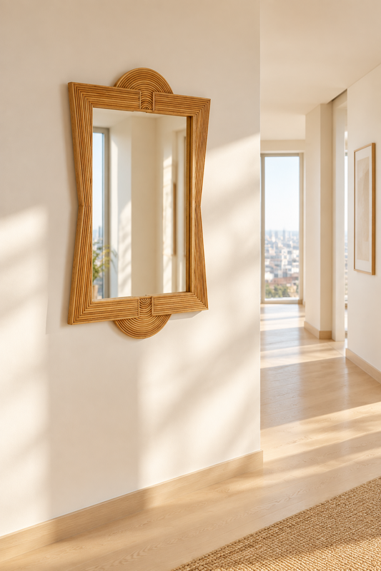 AH Home Gold Cypress Wall Mirror FFE-1567