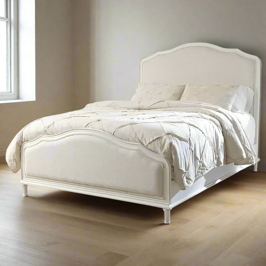 Universal Furniture White Amity King Bed Upholstered Frame MTF158-63