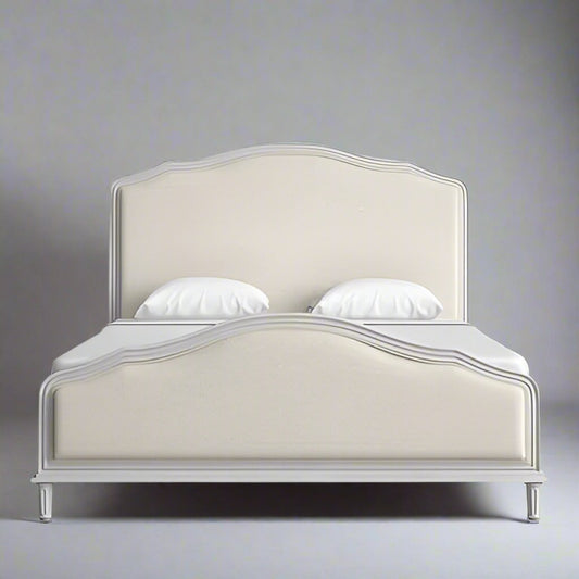 Universal Furniture White Amity King Bed Upholstered Frame MTF158-63