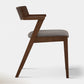 Hoft Home Set of 2 Zola Dining Chairs - Light Grey & Walnut FFE-1458
