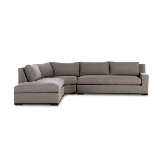 Four Hands Atelier Albany Left Facing 3-Piece Sectional Vesuvio Cafe FFE-1088
