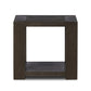 Pair (2) Four Hands Dark Anthracite Oak Veneer Thomas End Table Nightstands FFE-1394