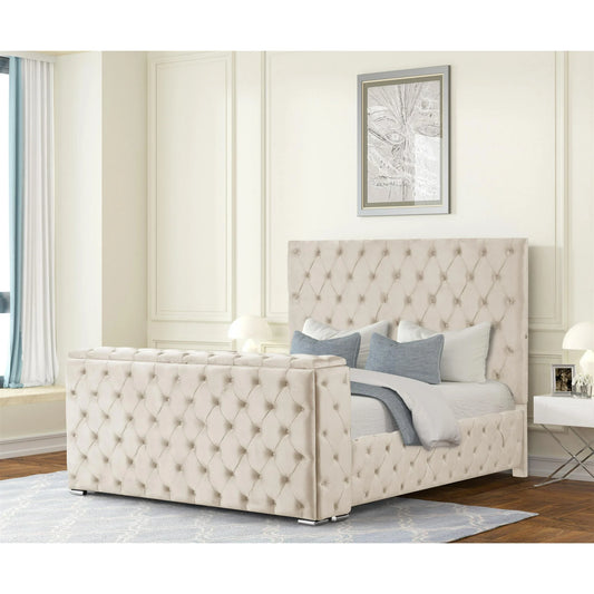 Galaxy Home Furnishings Encore King Beige Tufted Headboard FFE-1362