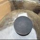 AH Glass Top Wood Column Base Buckley Accent Table FFW-1337