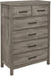 Homelegance Bainbridge Collection Chest with Weathered Gray Look FFE258-38