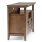 Redmond 54" TV Media Stand in Rustic Natural Aged Brown FFW258-623