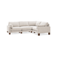 Burrow Union 4-Seat Sectional Sofa Couch Ivory Performance Chenille FFE-719