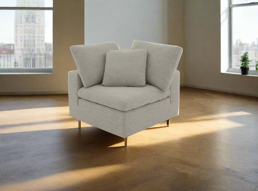 Sundays Movie Night Corner Chair Large Oatmeal (Left or Right) FFE258-234