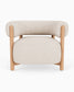 Denver Modern Rio Lounge Chair/ Cream Curly FFW258-569