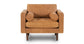 Poly & Bark Napa Cognac Tan Brown Lounge Chair FFE-1271