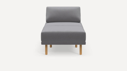 Burrow Range 2-Piece Lounger Stone Grey Performance Flatweave FFE-1324