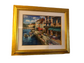 Anatoly Metlan "Restaurant Row" Framed  Serigraph on Paper VR49-10881