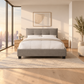 Modus Adona Full-Size Upholstered Storage Bed in Dolphin Linen 2 FFE-1490