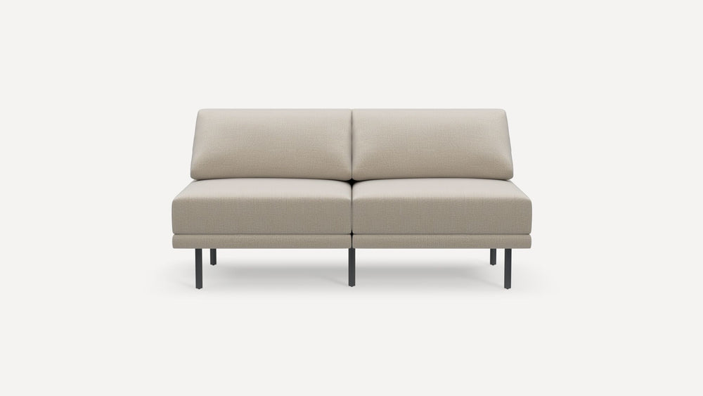 Range 2-Piece Open Sofa Couch Performance Chenille FFE-1587