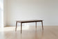 Burrow Serif Extendable Dining Table (59" to 79") Walnut Finish FFE-1410