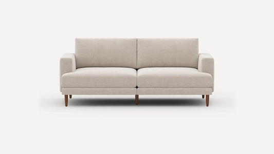 Burrow  Ember Sofa Couch (75")  Color: Georgia Clay Legs: Walnut FFE-1113
