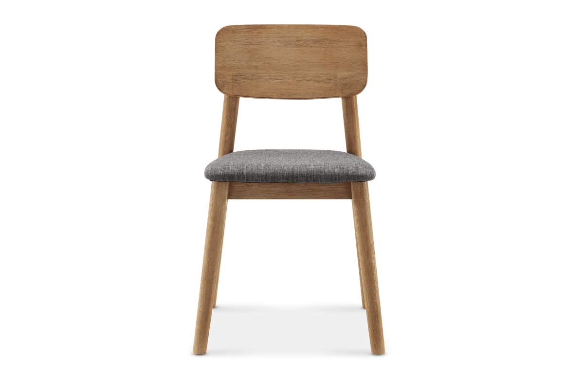 Pair Castlery Seb Dining Chair Dark Graphite Pad (4 Pair Avail) FFE-1037