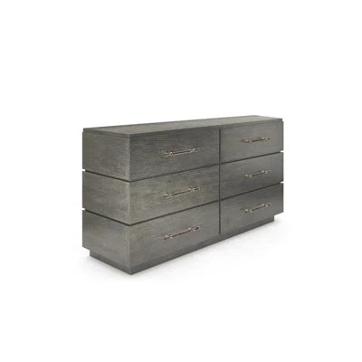 Mattone Contemporary 6 Drawer 66"W Dresser FFE-1185