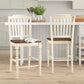 Lark Manor Annadiane Solid Wood 24" Counter Stool (Set of 2) FFE-1162