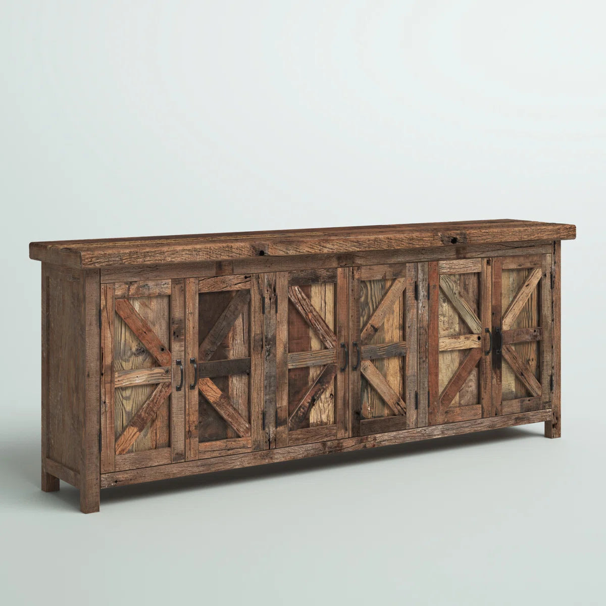 Whittaker 84" Wide Solid Wood Sideboard Buffet Cabinet FFE-1181