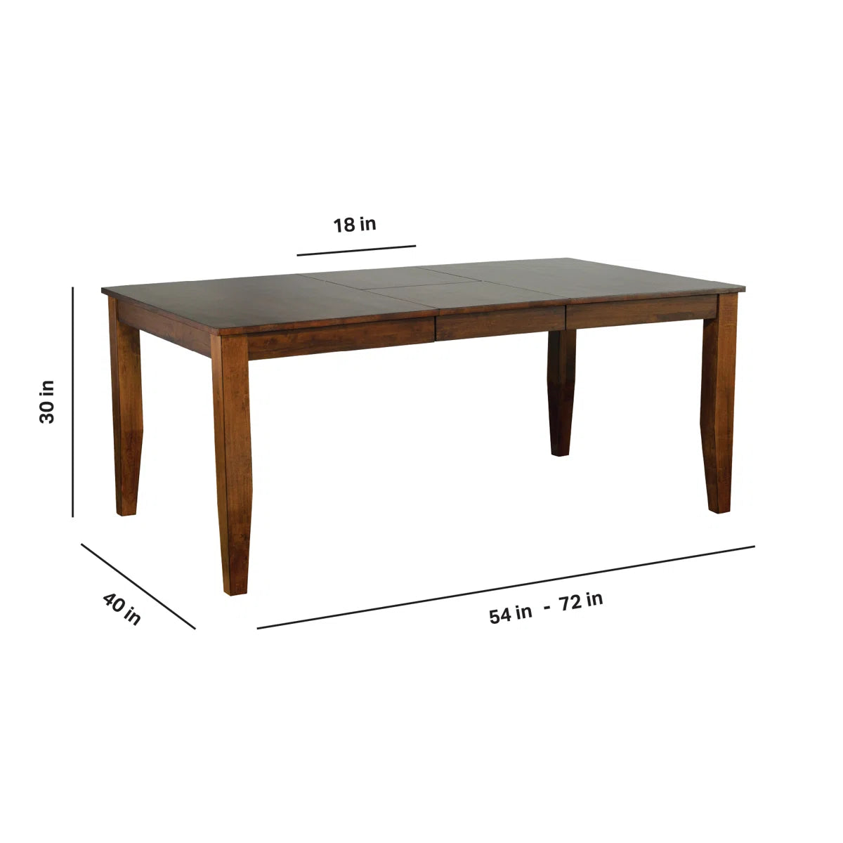 George Oliver Osya Solid Mango Wood Extendable Dining Table FFE-1179