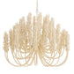 AH Home Kaia Ivory Coconut Shell Chandelier FFE-1533