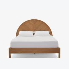 Joybird Estelle Queen Wood Arched Headboard Bed FFW258-28